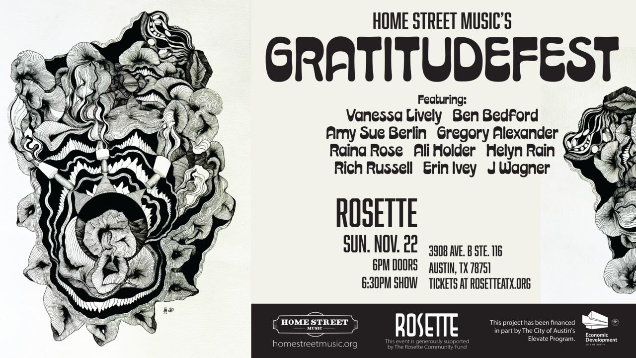 Home Street Music’s GratitudeFest Comes to Austin November 22