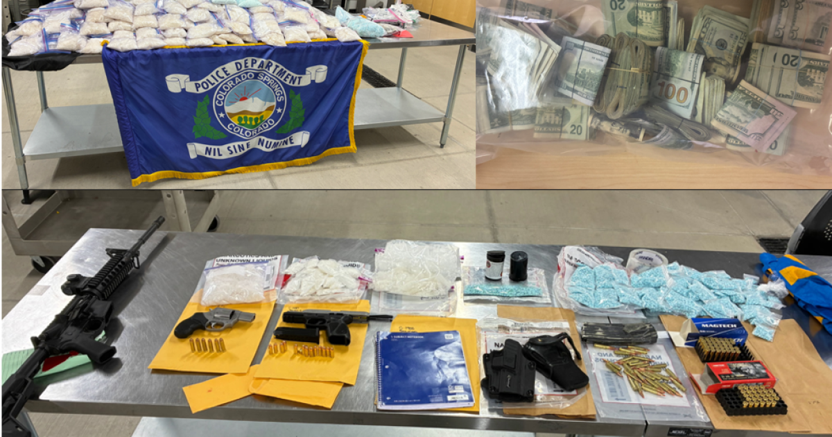 Nearly 200 lbs. of meth, fentanyl pills seized after El Paso County drug sting