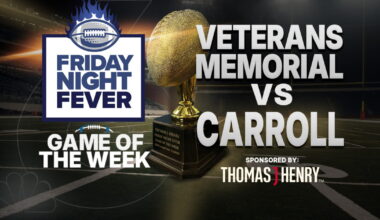 District lead on the line in Game of the Week, Veterans Memorial vs. Carroll