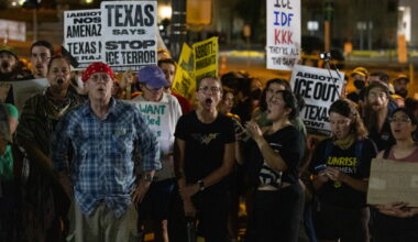 Protesters gather at Texas Capitol after Austin ICE shooting