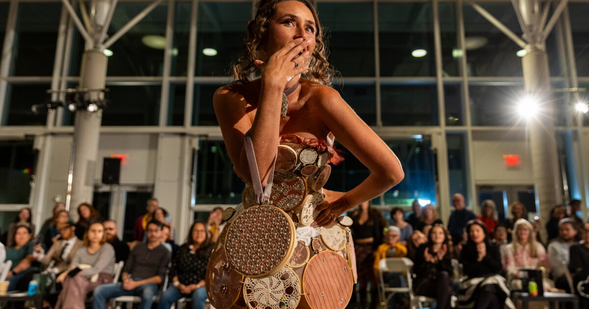 Garbage gets glamorous at Austin Creative Reuse fashion show