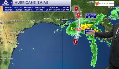 Mostly sunny Friday in store for south Texas, with Hurricane Isaias in the gulf
