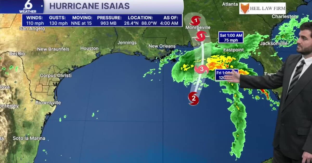 Mostly sunny Friday in store for south Texas, with Hurricane Isaias in the gulf