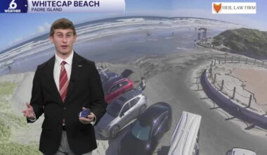 Dangerous rip-currents & high surf in South Texas due to Hurricane Isaias
