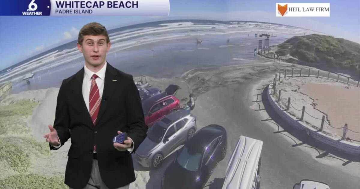 Dangerous rip-currents & high surf in South Texas due to Hurricane Isaias