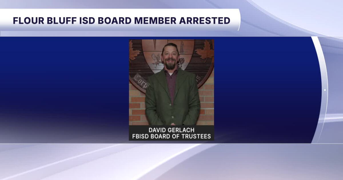 Flour Bluff ISD board member charged after weekend arrest in Nueces County