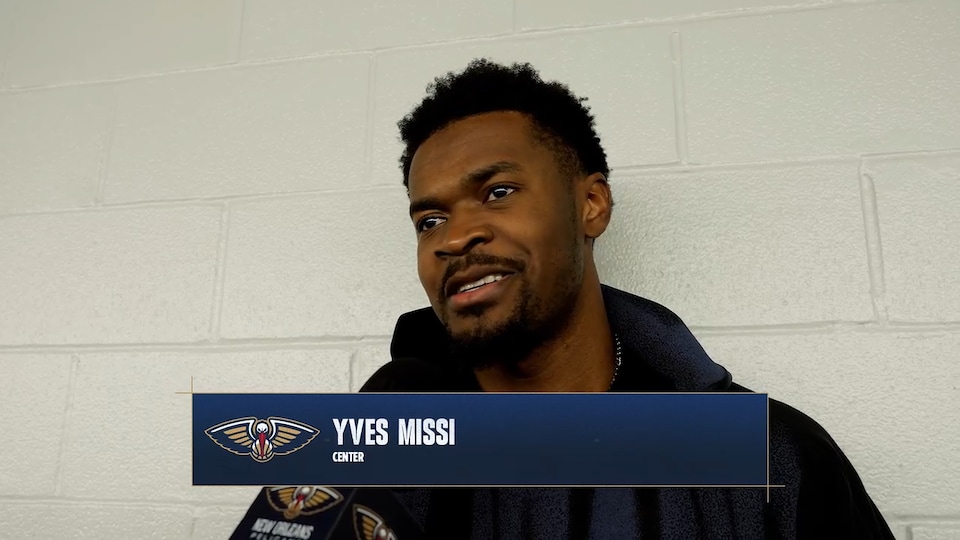 article-image: Yves Missi talks Pelicans preseason win vs. Mavericks 10/14/2026