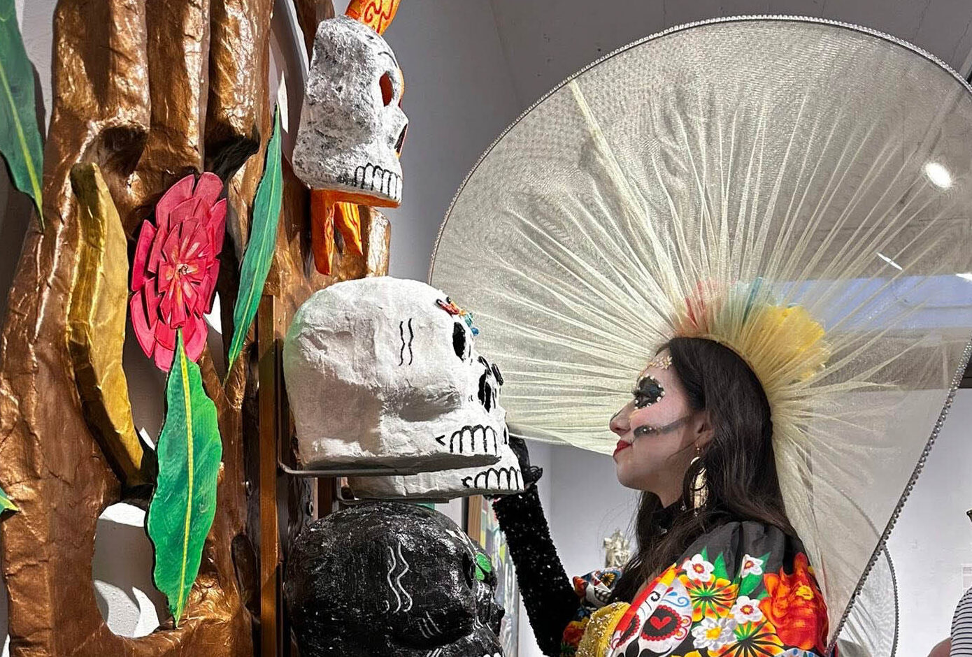 'They're having a party!' The Bath House Cultural Center has used art to celebrate Día de Muertos for 40 years.