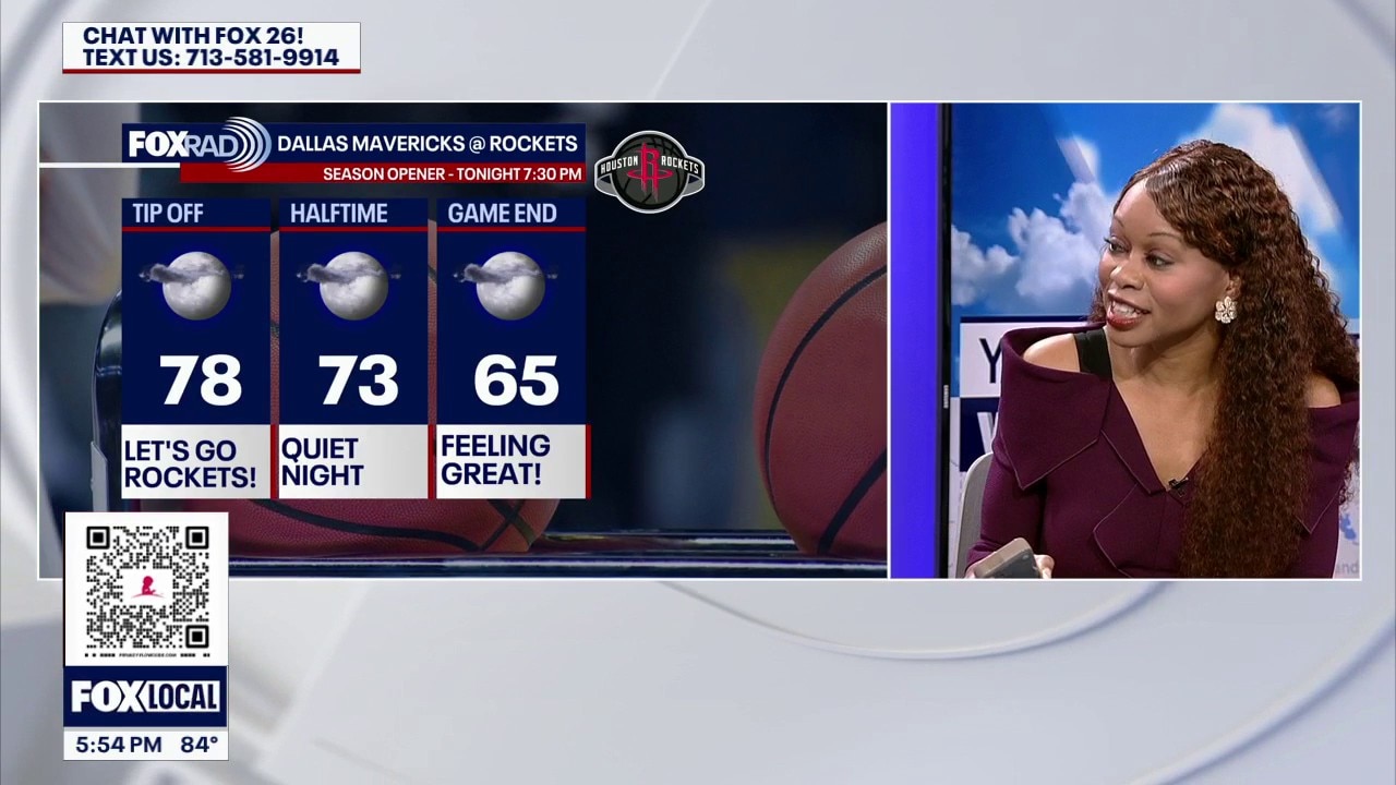 Houston weather: Warming trend continues; morning meteor shower