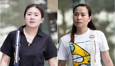 Torres Alyssa Riva Fernan (left) and Conol Almira Joy Torres (right) were jailed for four and six weeks respectively on July 17.