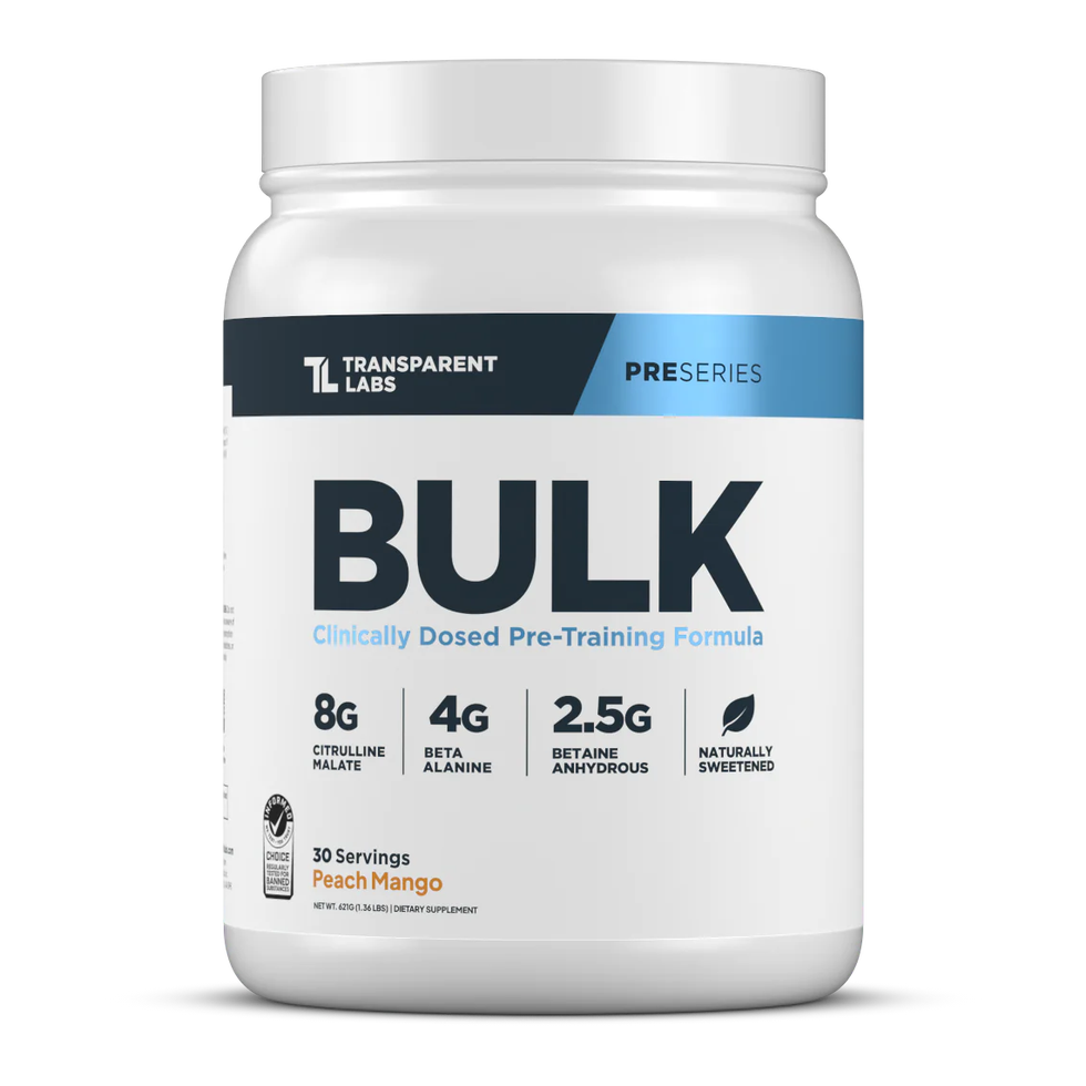 Bulk Pre Workout Powder