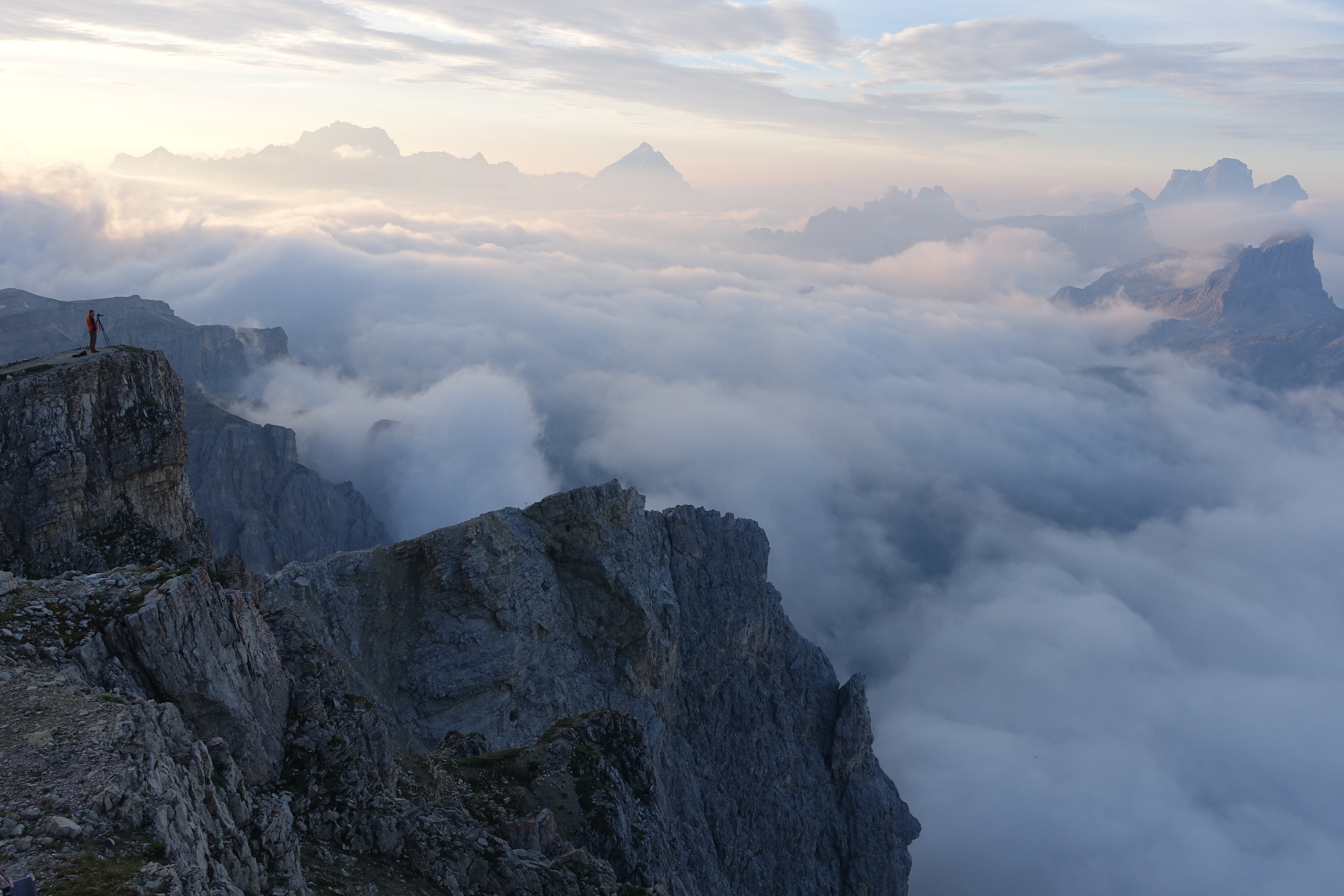 A panoramic view from Rifugio Lagazuoi