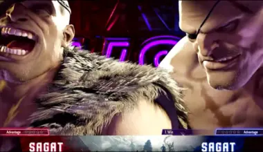 Sagat's character select screen animation and Versus screen faces revealed for Street Fighter 6