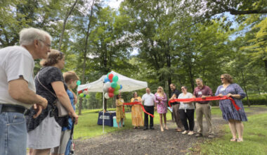 Permanent book walk opens at Trout Run Park | News, Sports, Jobs