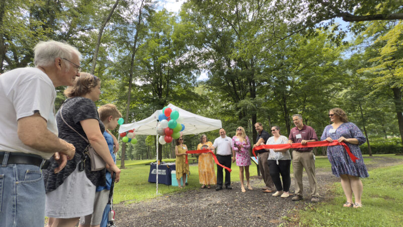 Permanent book walk opens at Trout Run Park | News, Sports, Jobs