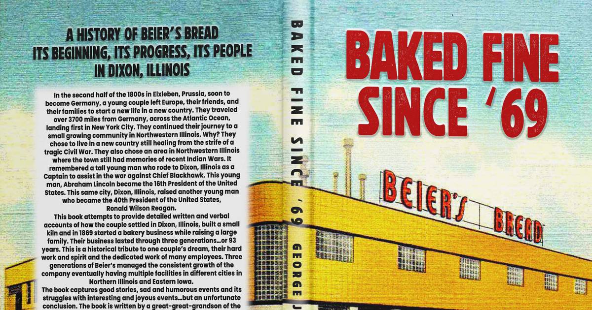 Beier’s Bread author will sign books at Dixon bookstore July 12 – Shaw Local
