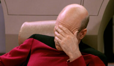 Captain Picard facepalming.