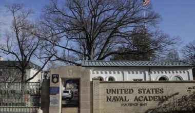 Entrance to the U.S. Naval Academy campus