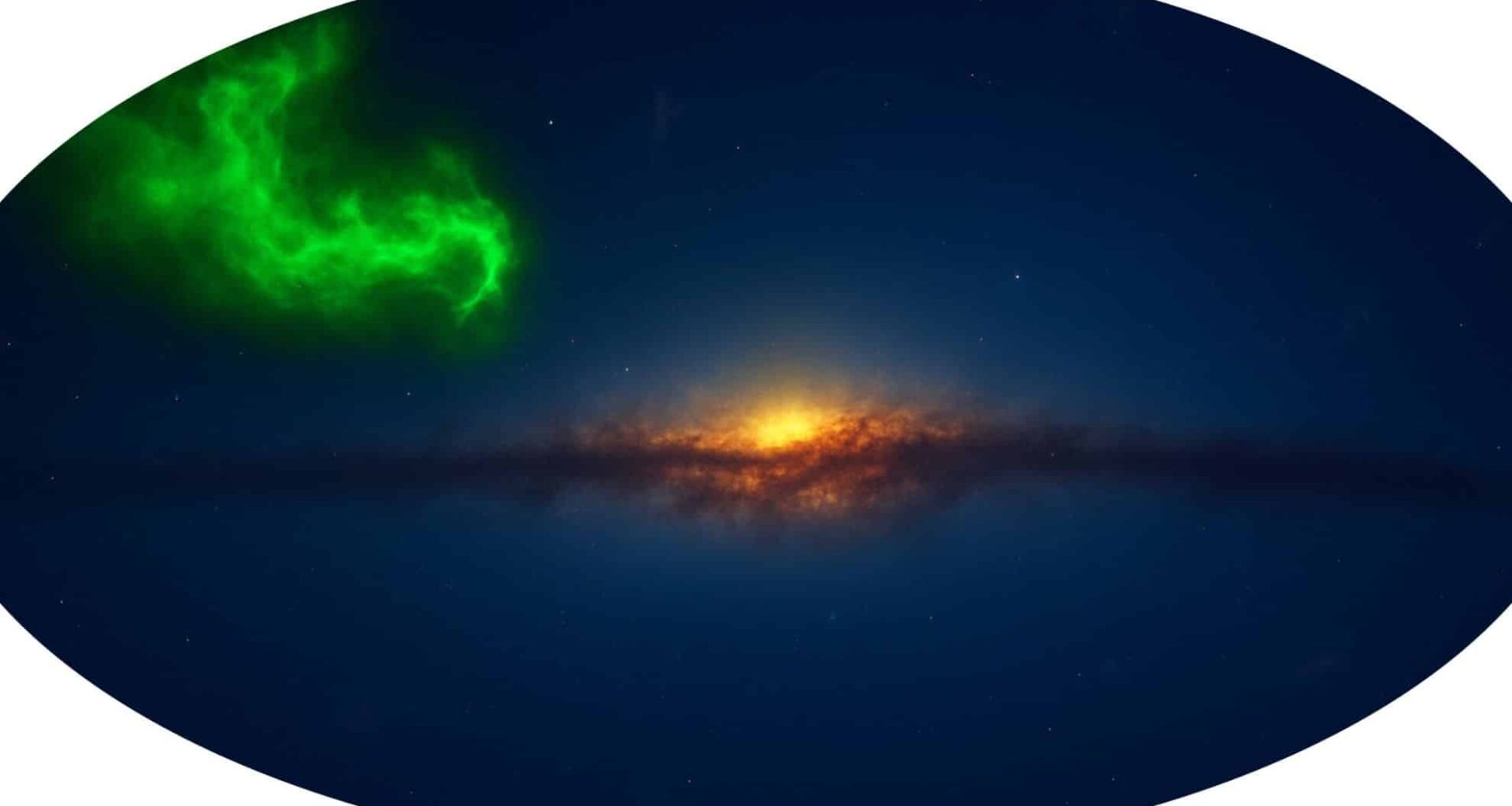 Astronomers Reveal Supersonic, Tangled Filaments In Distant Gas Cloud