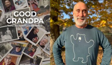 The cover of "Good Grandpa" and author Ted Page. (Courtesy of Regalo Press and Ted Page)