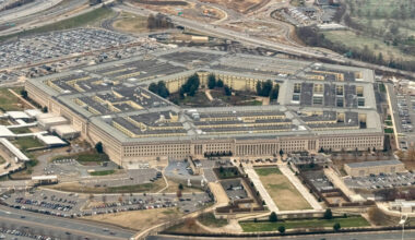 A view of the Pentagon on December 13, 2024, in Washington, DC.