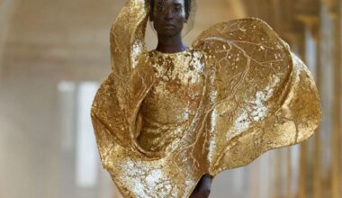 Gustav Klimt inspired Rahul Mishra’s Fall 2025 couture collection.