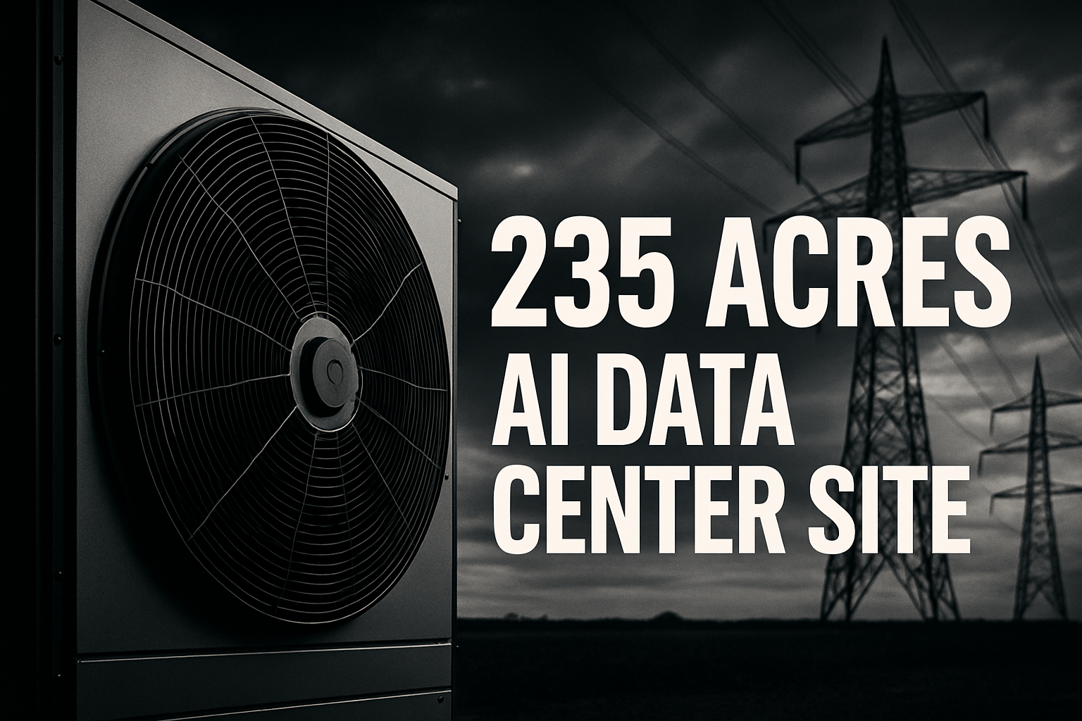 AI Data Center Giant Secures 235-Acre Site for 1 GW Computing Campus