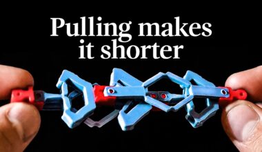 The Paradoxical Physics Behind a Mechanism That Shrinks When Pulled