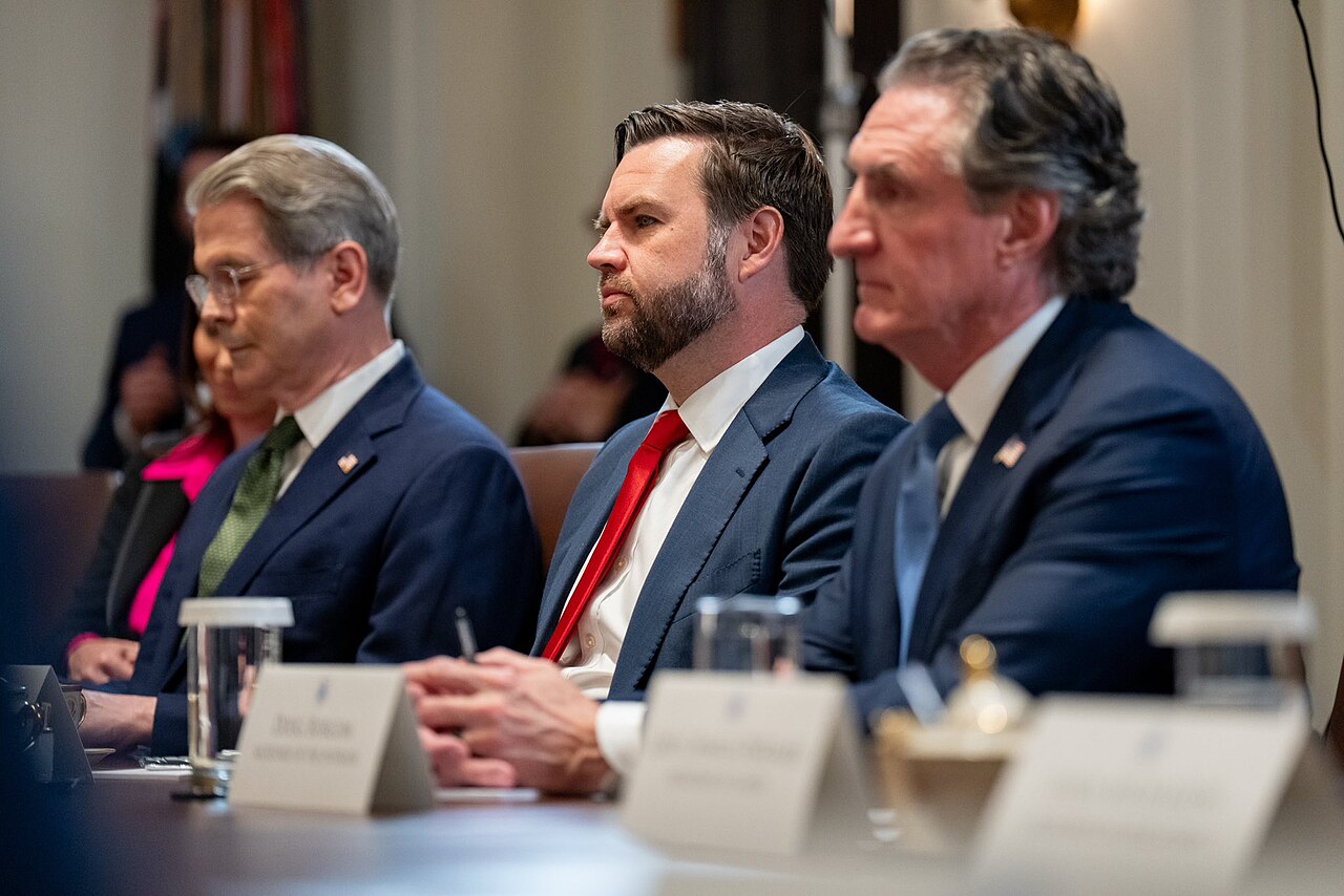 Vice President Vance attends President Trump's cabinet meeting following passage and signing of the One Big Beautiful Bill