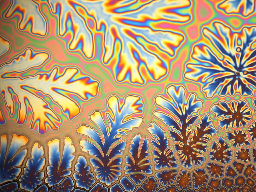 Viscous fingering in a fluid mixture