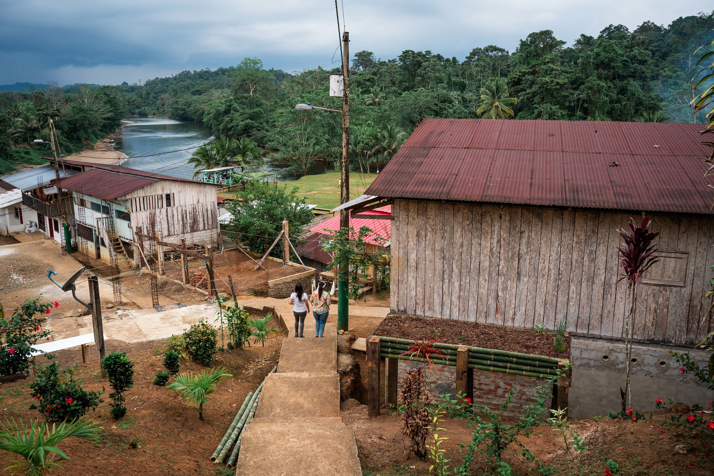 An Afro-descendant community in Ecuador. Credit: Conservation International