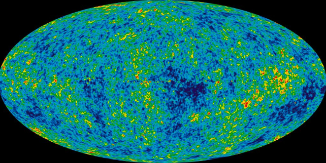 cosmic microwave background map