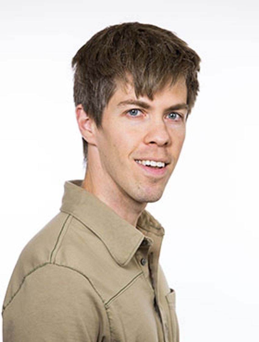 Photograph of Daniel Skelly, a statistical geneticist at The Jackson Laboratory. Skelly has short brain hair and is wearing a light brown, collared shirt. Photograph of Daniel Skelly, a statistical geneticist at The Jackson Laboratory. Skelly has short brain hair and is wearing a light brown, collared shirt.