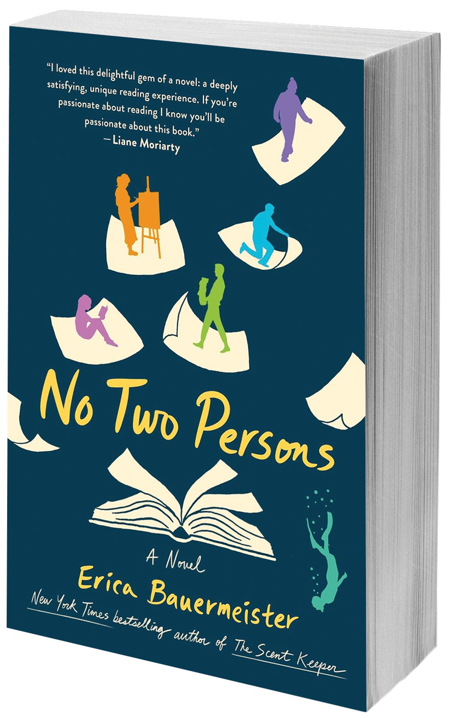 book cover people on book pages