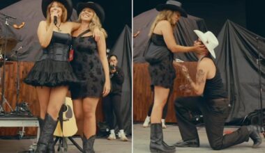 Country Singer Kaitlin Butts Fakes Wardrobe Malfunction During Concert to Set Up Best Friend's Proposal