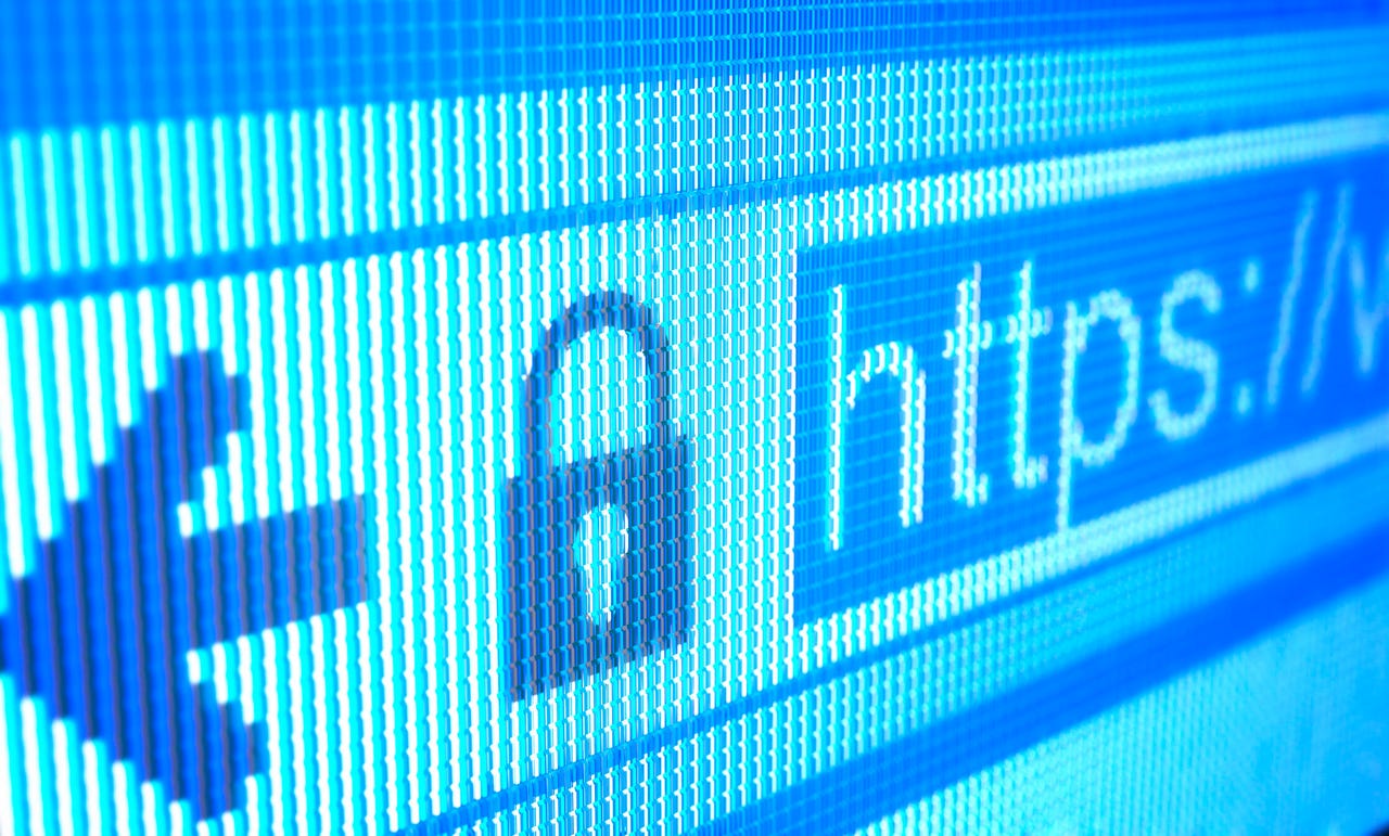 HTTPS with a lock symbol