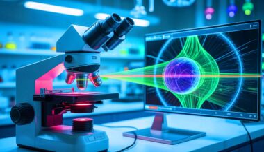 Illustration of a groundbreaking quantum imaging technique capturing 3D images, generated by artificial intelligence.