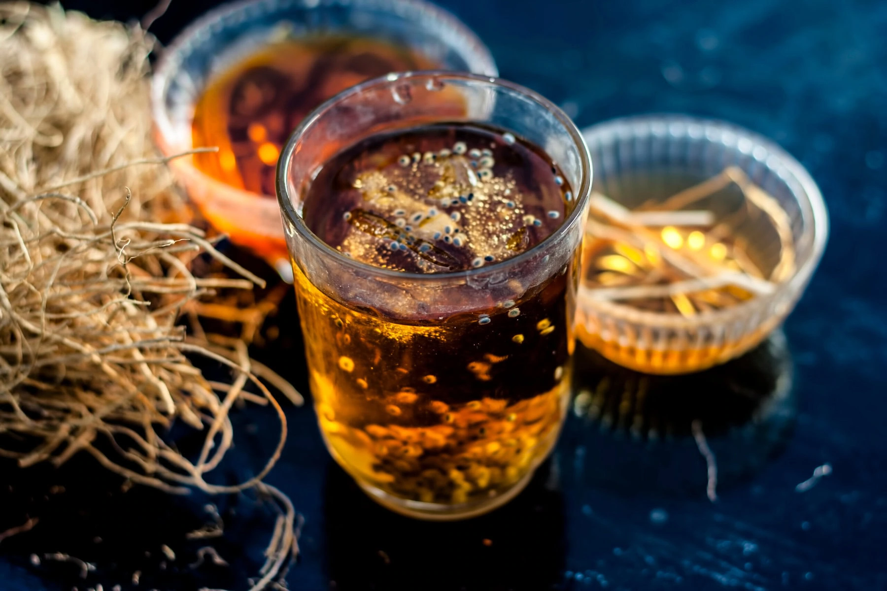 Sharbat, a refreshing drink make from khus.