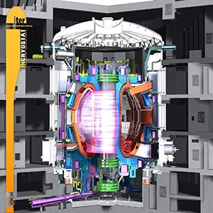 This is the ITER Tokamak Schematic. Credit: ITER Organization