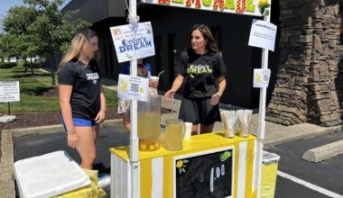 Lemonade stand raising awareness and funds for rare genetic disease