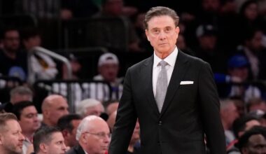 Big East Men's Basketball Tournament - Semifinals; St. John's basketball head coach Rick Pitino