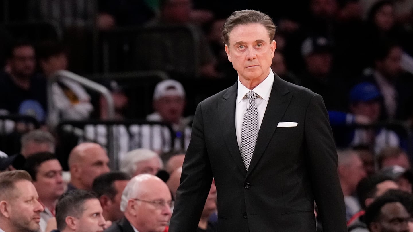 Big East Men's Basketball Tournament - Semifinals; St. John's basketball head coach Rick Pitino
