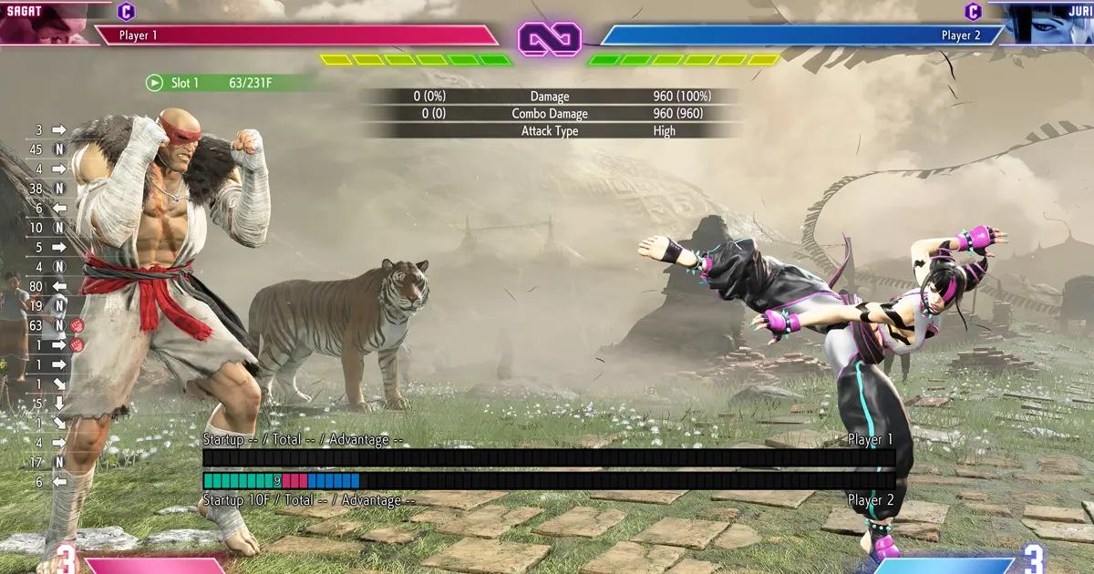 Sagat can whiff punish from near full-screen with his charged Tiger Uppercut in Street Fighter 6