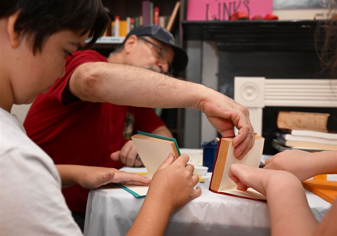 Campers are reading and learning how to make books at this store in Canonsburg