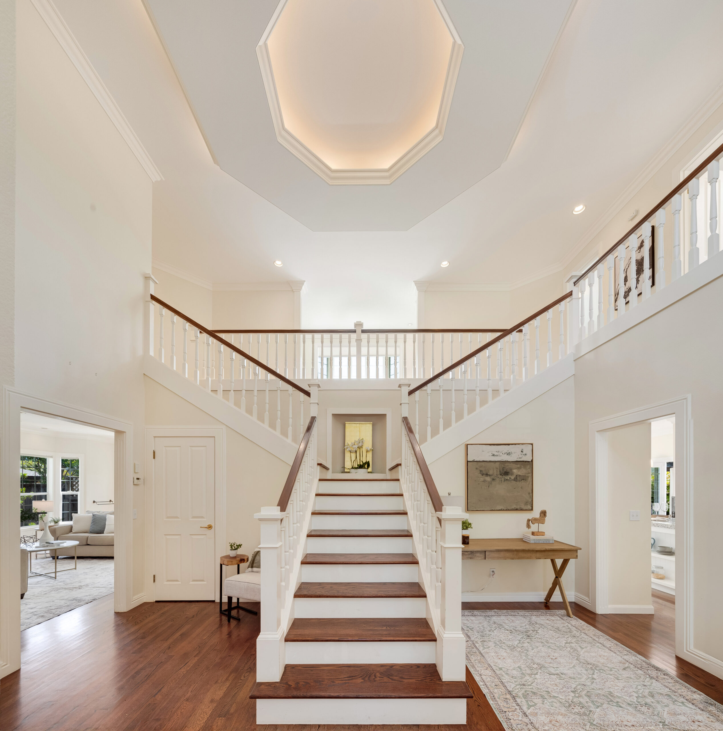 Foyer in Sonoma home of Apollo 9 astronaut