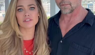 Denise Richards filed to vacate her estranged second husband Aaron Phypers and his family from their leased Calabasas home after she nearly violated her own 100-yard, temporary domestic violence restraining order with an unannounced visit to the property on August 3 (pictured April 8)