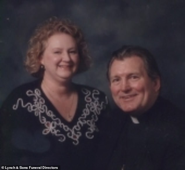 Uhle's mother, Sandra (pictured above with her late husband Stephen), was an obsessive hoarder – a compulsion that drove the family into debt and Uhle to the brink of despair