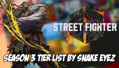 Snake Eyez releases new Season 3 tier list that even includes Sagat's position