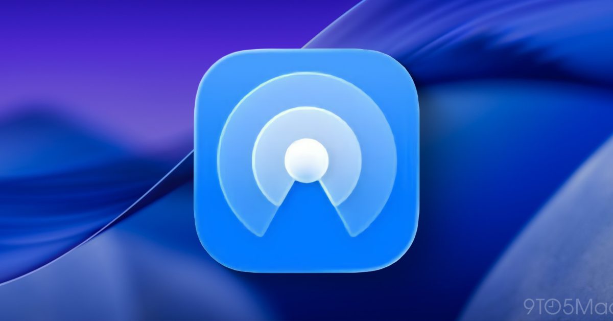 Here's the redesigned AirDrop icon in iOS 26