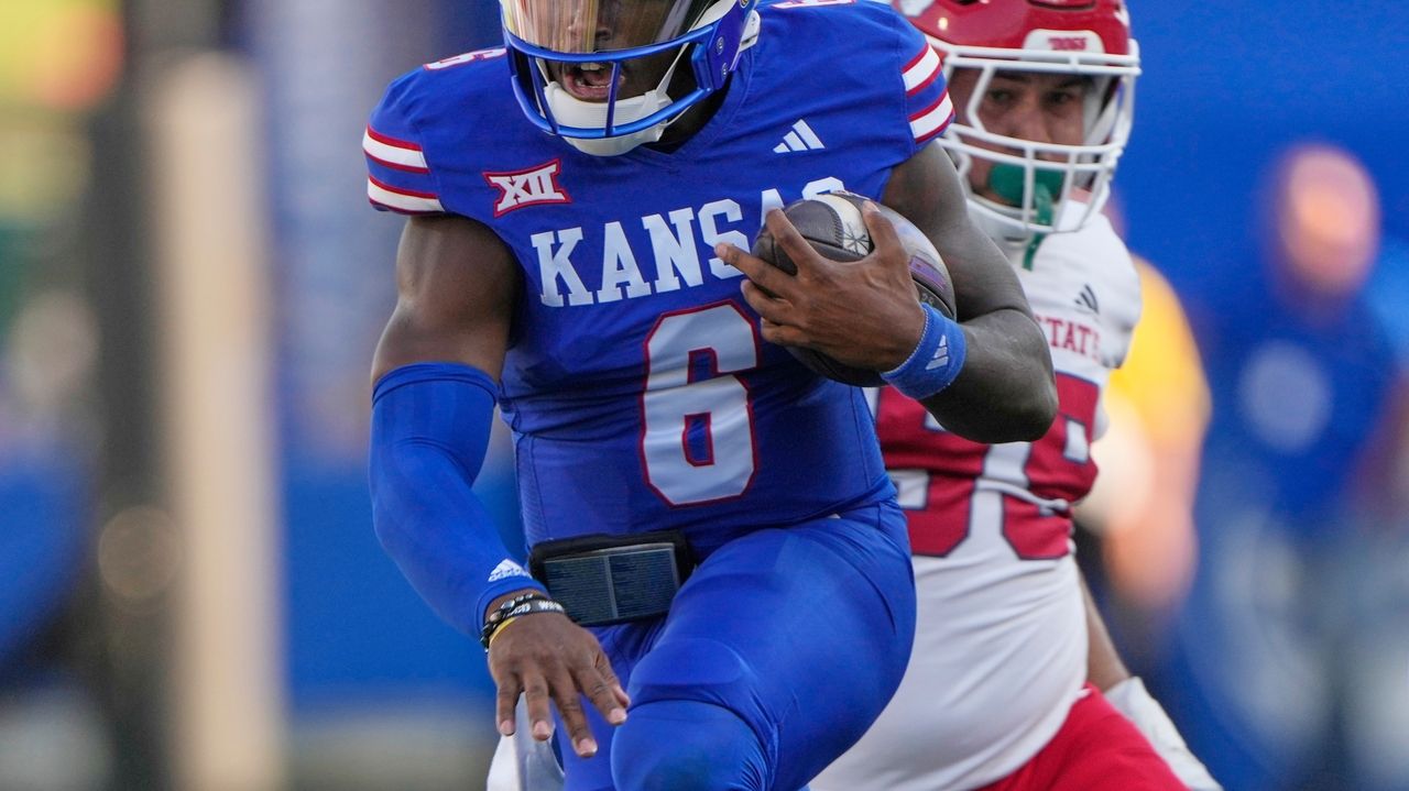 Jalon Daniels stars as Kansas opens rebuilt $450M stadium with 31-7 win over Fresno State